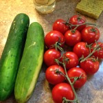 Campari Tomatoes and Cucumbers